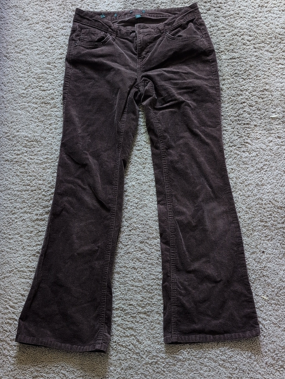 Women's Wide-Leg Corduroy Jeans in Dark Brown
